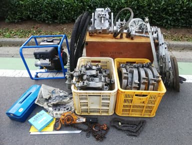 中野製作所★キールカッター★エンジン式フレキシャフト駆動型★N600 一式