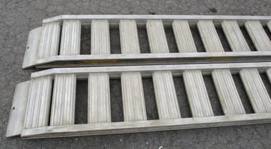 日軽金アクト★日軽アルミブリッジ★PXF35-300-40★全長3000mm有効幅400mm最大積載3.5t_組