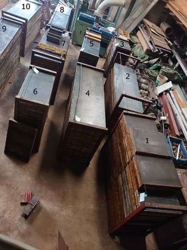 秋山★鋼製 フリーパネル★型枠★600 450