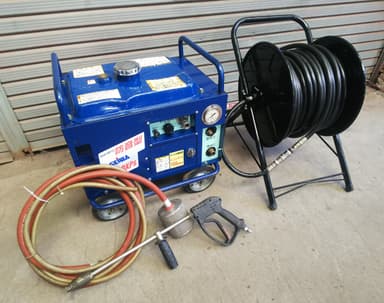 SEIWA 精和工業★ジェットクリーン 防音型エンジン高圧洗浄機★JC-1513DXPS★ホースリール ガン 吸水ホース付