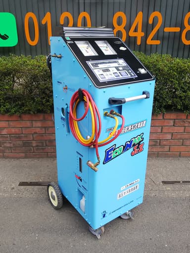 デンゲン★全自動フロンガス回収 再生 真空引き 充填装置★ ★エコマックス・ジュニアⅡ★CS-MRG-JrⅡ★取説 付属品付