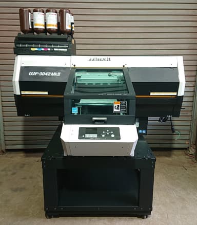 Mimaki ミマキ★UV-LED硬化フラットベッドインクジェットプリンタ★ ★UJF-3042MkⅡ★2020年製★Kebabユニット ソフト付