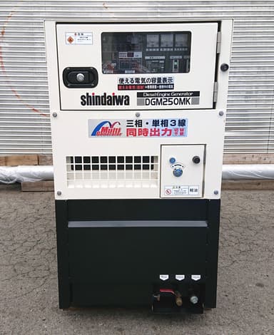 新ダイワ★25kVA 防音型ディーゼルエンジン発電機★DGM250MK-P