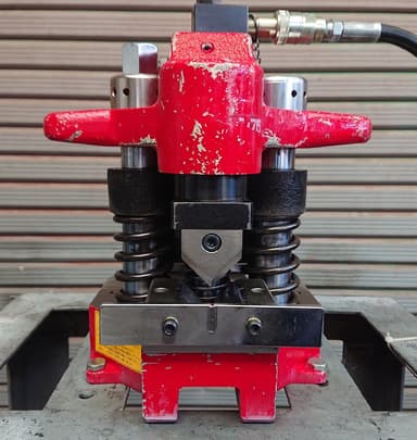 Asada アサダ★アングルマシン75★アングル加工機★フットスイッチ 油圧ポンプ